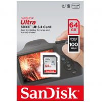 SanDisk 64GB Ultra SDXC UHS-I Memory Card